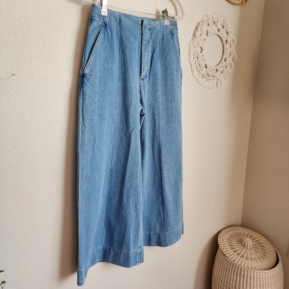 Goldsign Karla Wide-Leg Denim Size - 27 - Picture 2 of 13